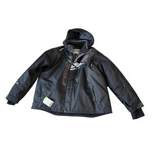 Castle X Code Jacket Mens 4XL Black Charcoal Silver 3M Thinsulate‎ 70-3379X NEW